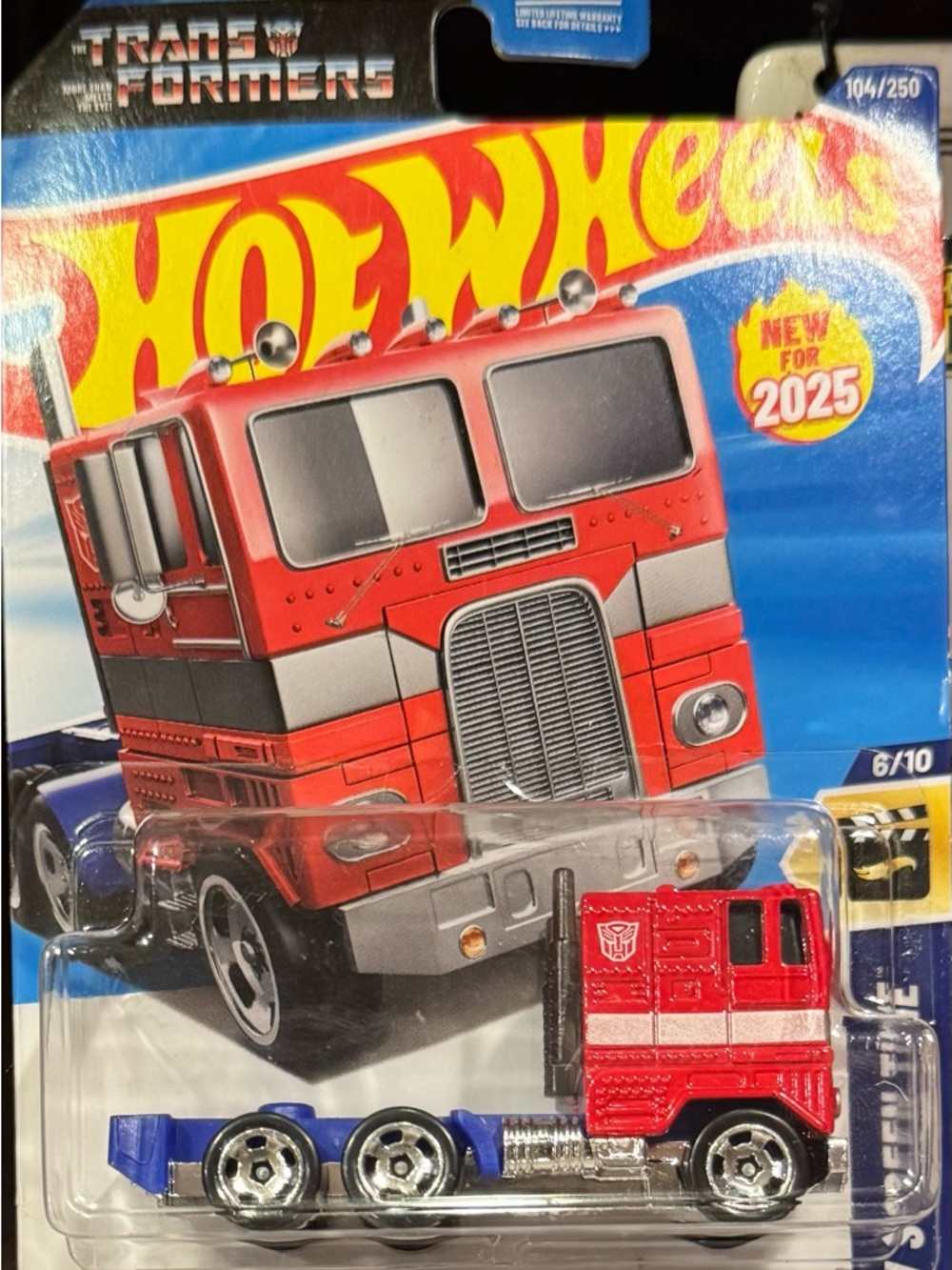 Hot Wheels Kids' Red and Blue Semi Truck Toy